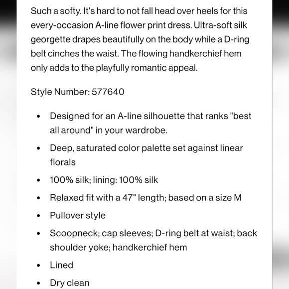 Club MONACO SOFT PRINT 100% SILK DRESS SIZE 4 - Picture 7 of 15